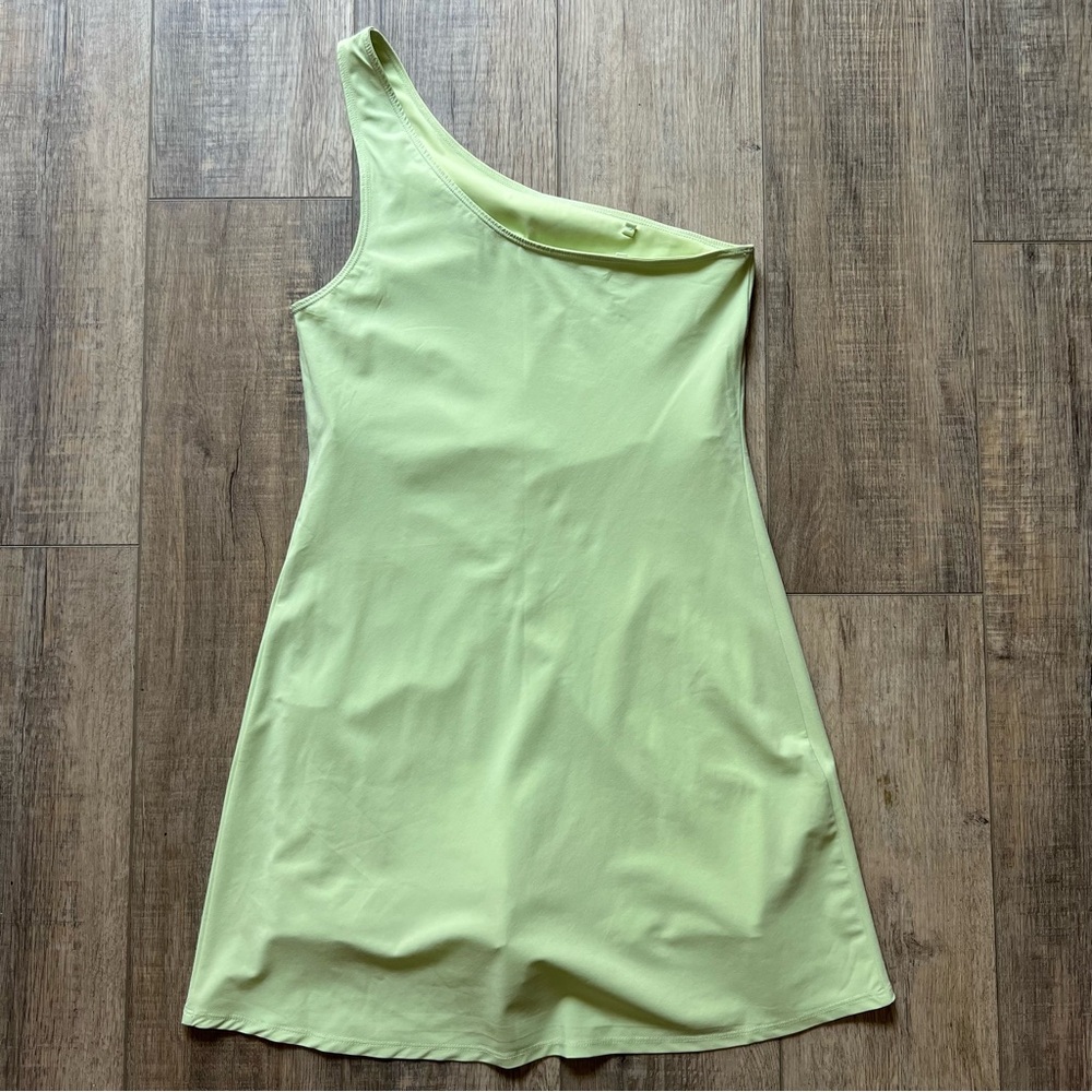 Abercrombie & Fitch Light Green One Shoulder Athletic Dress - Picture 10 of 10